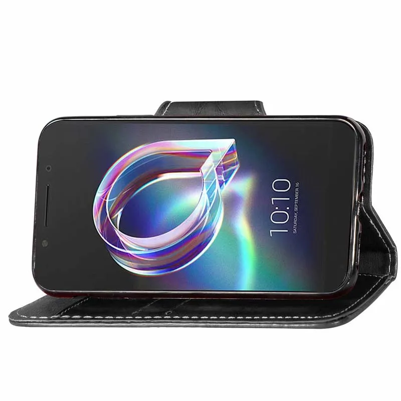 Кожаный чехол в стиле ретро для Alcatel Idol 5 6058D 6058 D, Роскошный кошелек, откидной чехол, чехол для телефона s для Alcatel Idol 5 Idol5, чехол