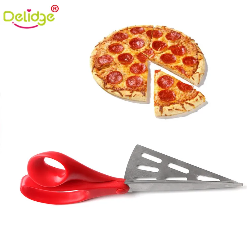 

Delidge 1pc Round Stainless Steel Pizza Cutter Pizza Wheels Cutting Knife Cake Bread Slicer Baking Pizza Tools