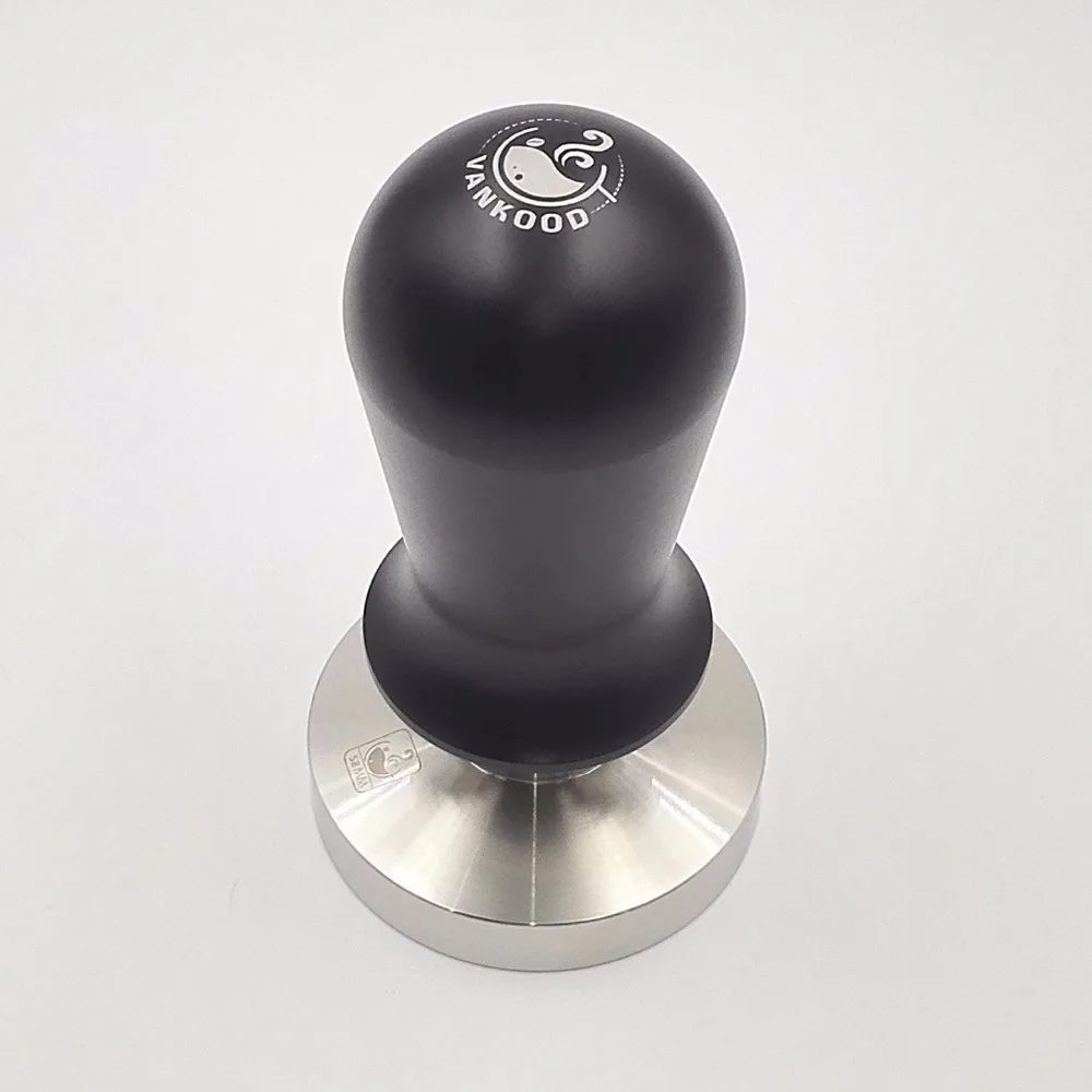Günstige 51mm 58mm Konstante Druck Kalibriert Kaffee Espresso Tamper Barista Espresso Flache Basis Kaffee Bean Presse Manipulations