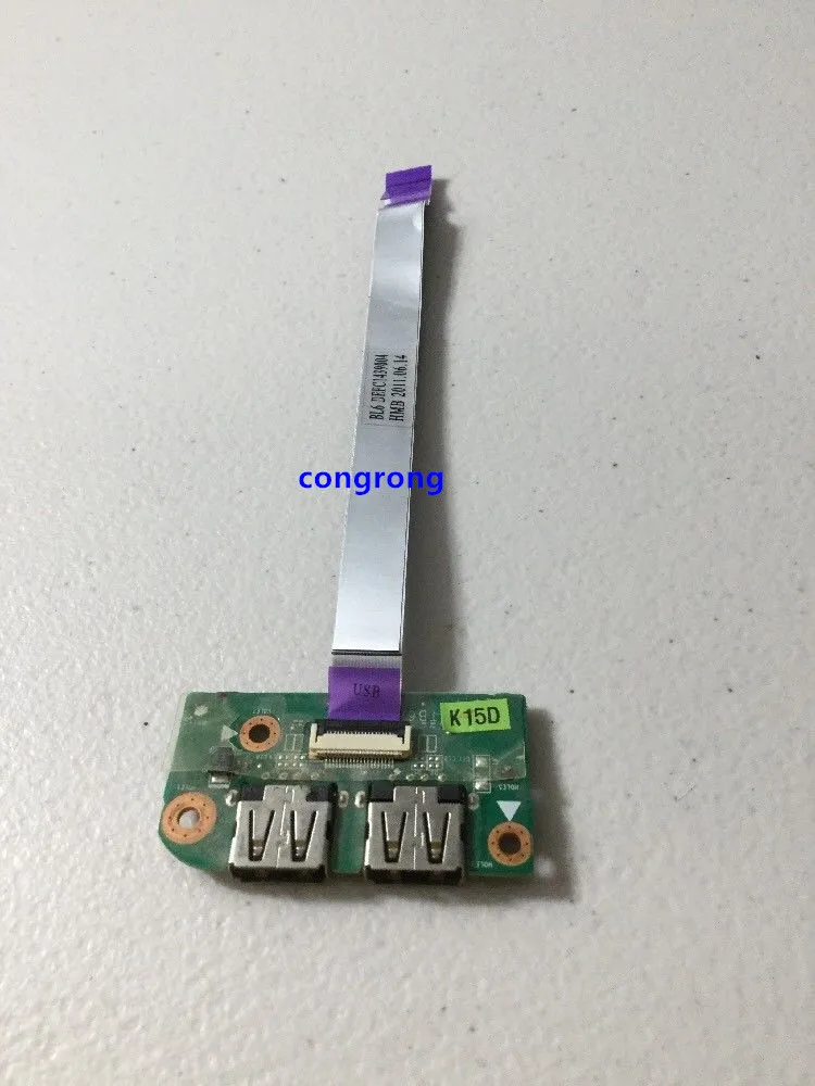 Для Toshiba Satellite L750 L755 L750D серия Dual Usb Port Board с кабелем DA0BL6TB6F0|board board|board usbboard cable |