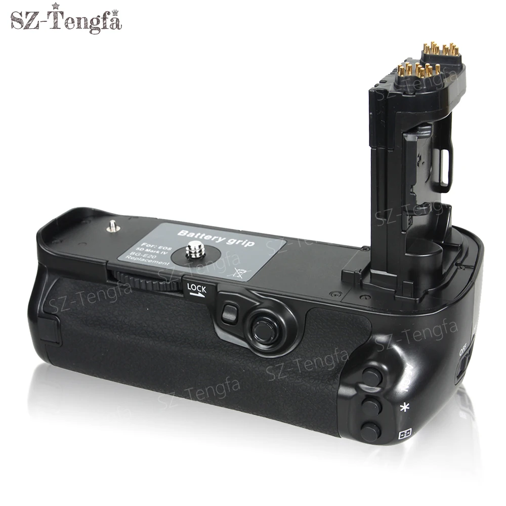 Vertical Battery Grip BG E20 For Canon EOS 5DMARK IV for two LP E6 battery in Battery Grips