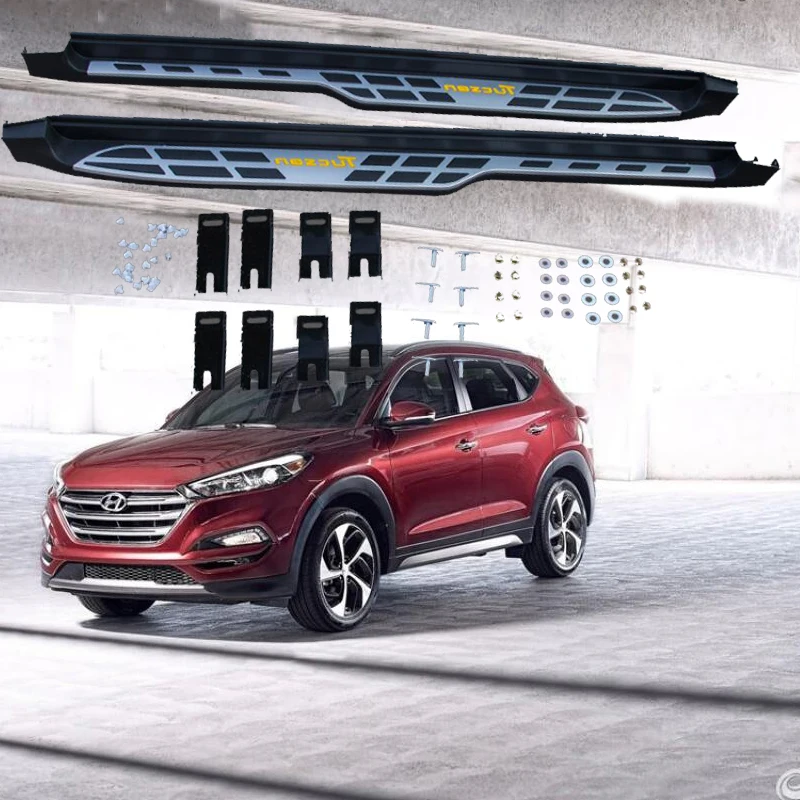 Для hyundai Tucson ходовые панели авто боковые шаг бар педали Высокое качество дизайн Nerf бар