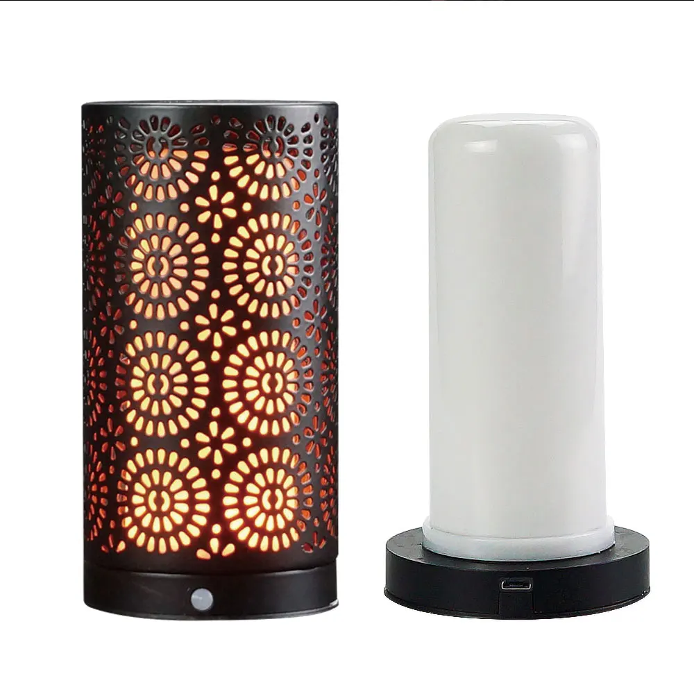 

Economical LED Flame Light Bulb Flickering Flames Table Lamp Decor for Holiday Hotel Bars Home Room ds99