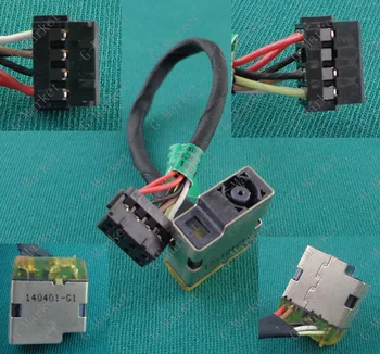 

Free Shipping Brand New Laptop Power DC Jack For HP Pavilion with Cable Power Head Power Connector 14-D008TU 15-N277TX 5X