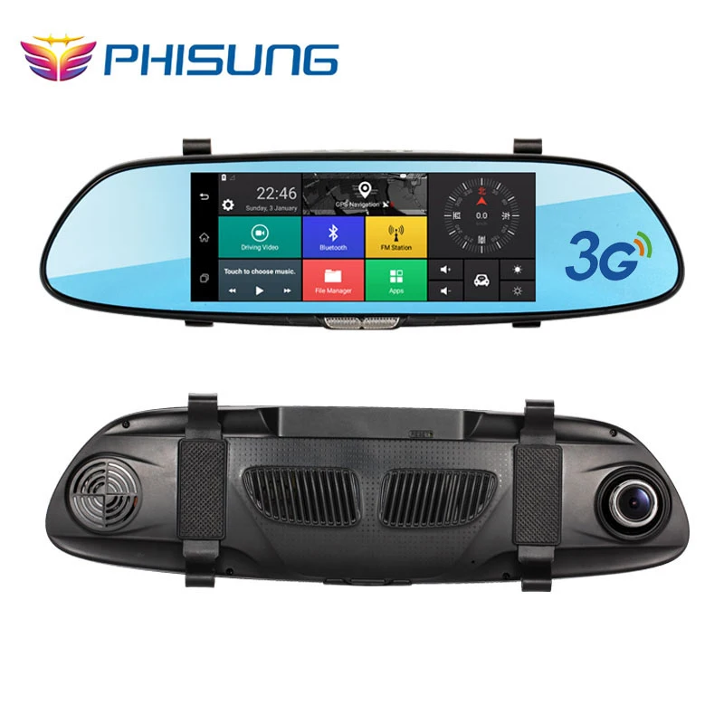 Phisung 7.0in 3G Car DVR video mirror Android GPS FHD 1080P car automobile DVRs Bluetooth WIFI car camera dvr video recorder Phisung 7.0in 3G Car DVR video mirror Android GPS FHD 1080P car automobile DVRs Bluetooth WIFI car camera dvr video recorder