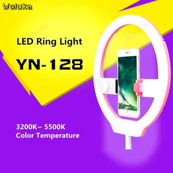 

YN128 LED Ring Light Portable beauty lighting cyber celebrity live lamp make-up lamp photography soft light CD50 T11
