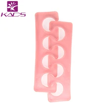 KADS Hotsale 10pair/set Silicone Gel foot fingers Five Toe Separator Thumb Valgus Protector Bunion adjuster Guard feet care tool