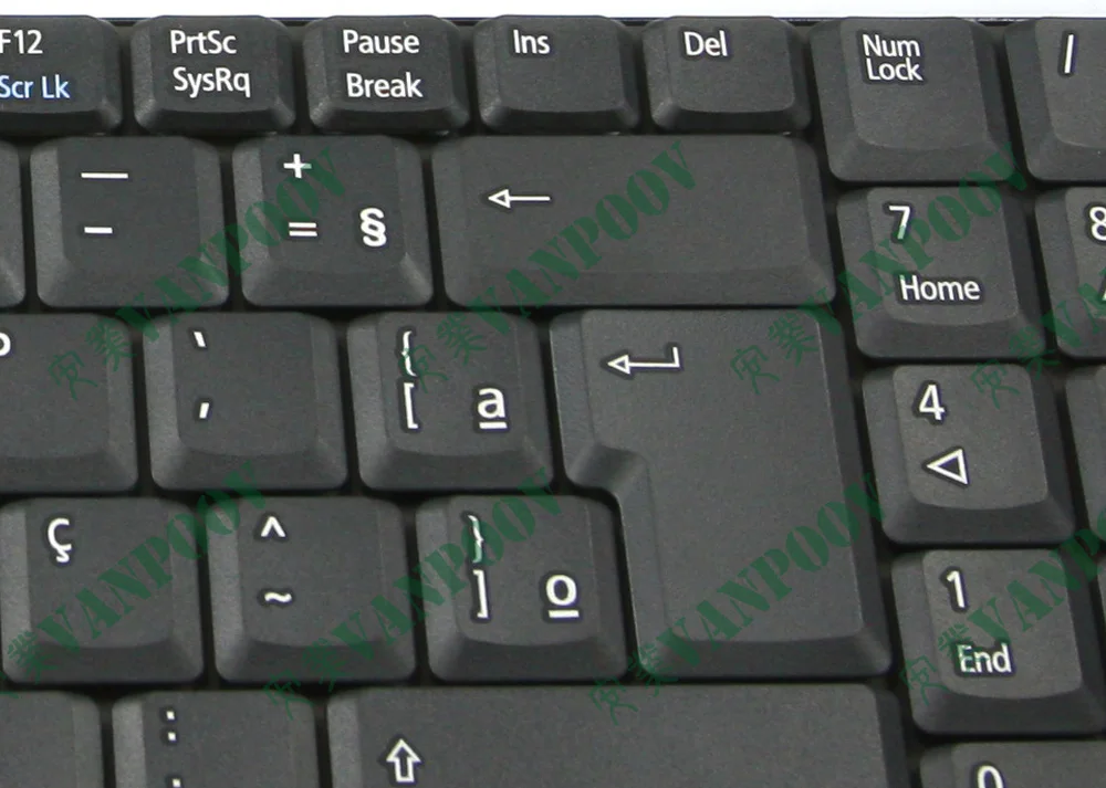 Новинка Клавиатура ноутбука br Для acer Aspire 7000 7100 7110 9300 9400 Travelmate 5100 5600 5610 5620 черные Бразилия португальский NSK-AFE1B