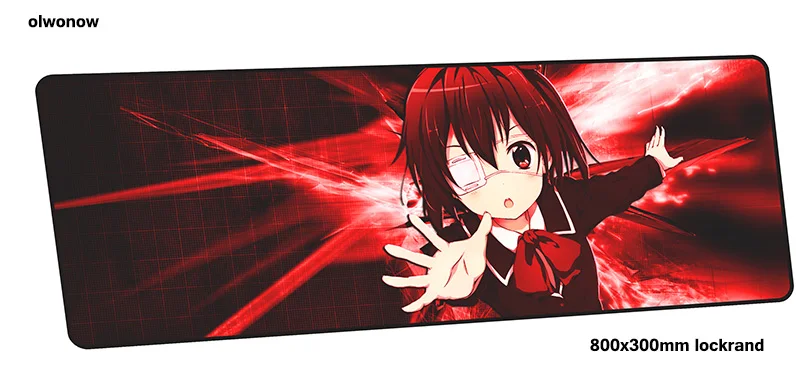 Chuunibyou Демо Кои ga shitai геймерский коврик для мыши 800x300x3 мм игровой коврик для мыши мальчик подарочная записная книжка аксессуары padmouse