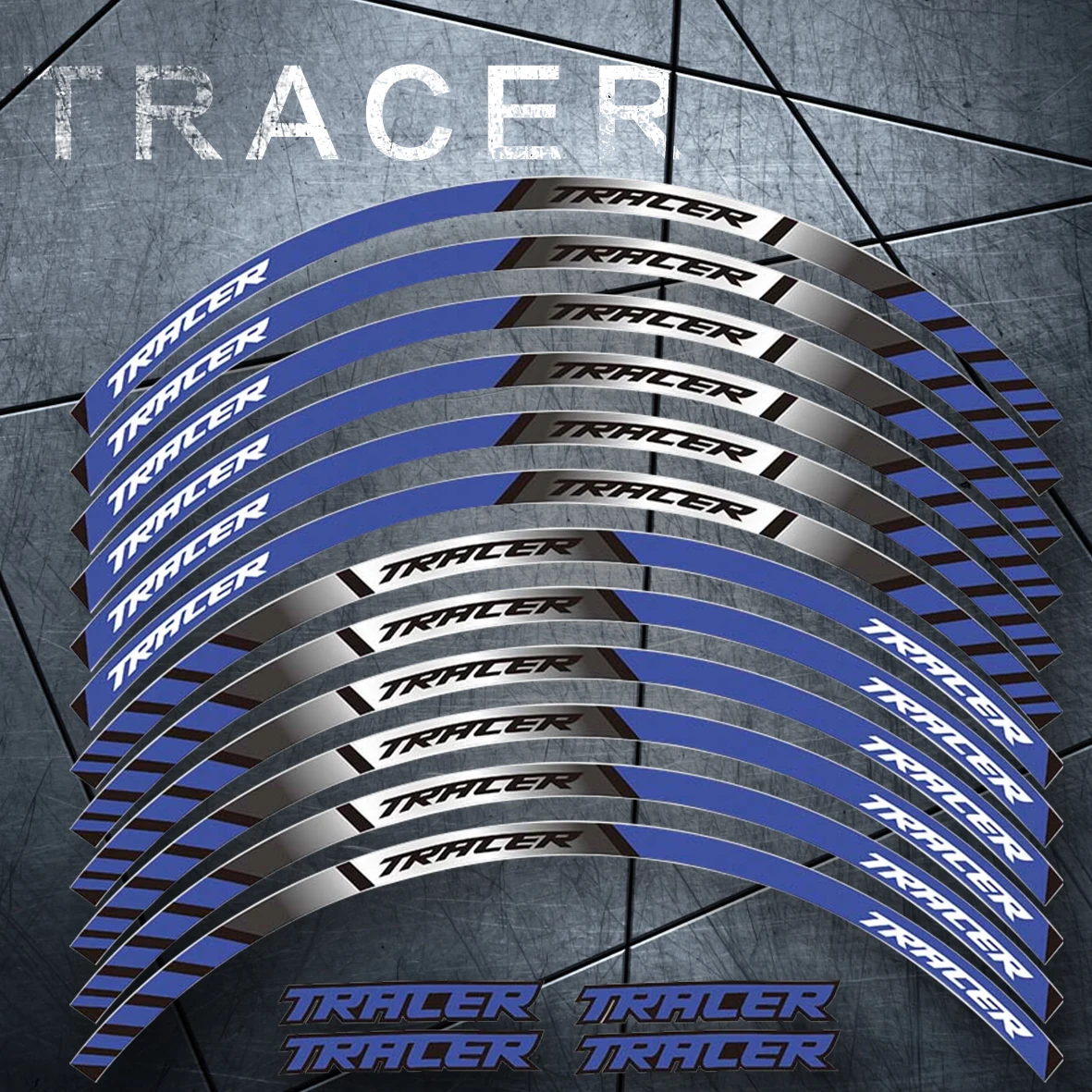 Наклейки на колеса с толстыми краями 12 шт. наклейки подходят для YAMAHA TRACER 700 900 850 MT07