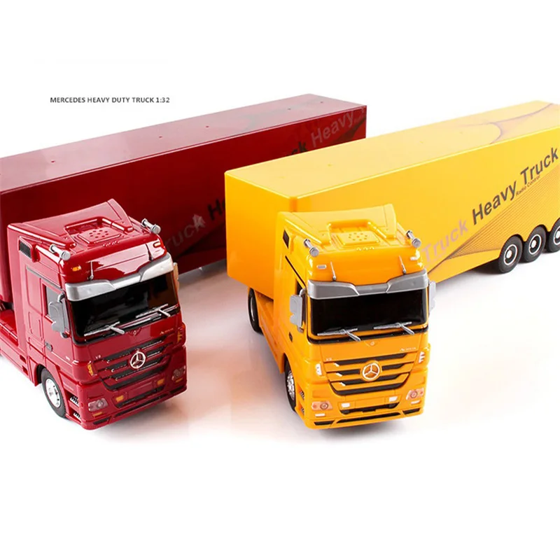 

2.4G RC heavry Truck remote Control Tip Lorry Auto Lift Engineer 1:32 RC Container car Vehicle Toys gift brinquedos