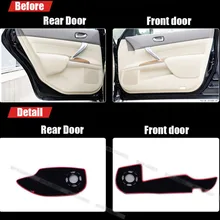 4 шт. тканевые коврики для защиты дверей анти-удар декоративные колодки для Nissan Teana 2008-2012