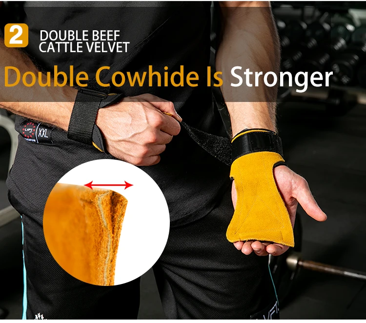 1 пара перчатки из воловьей кожи для занятий гимнастикой Кроссфит защита ладоней перчатки для тяжелой атлетики перчатки