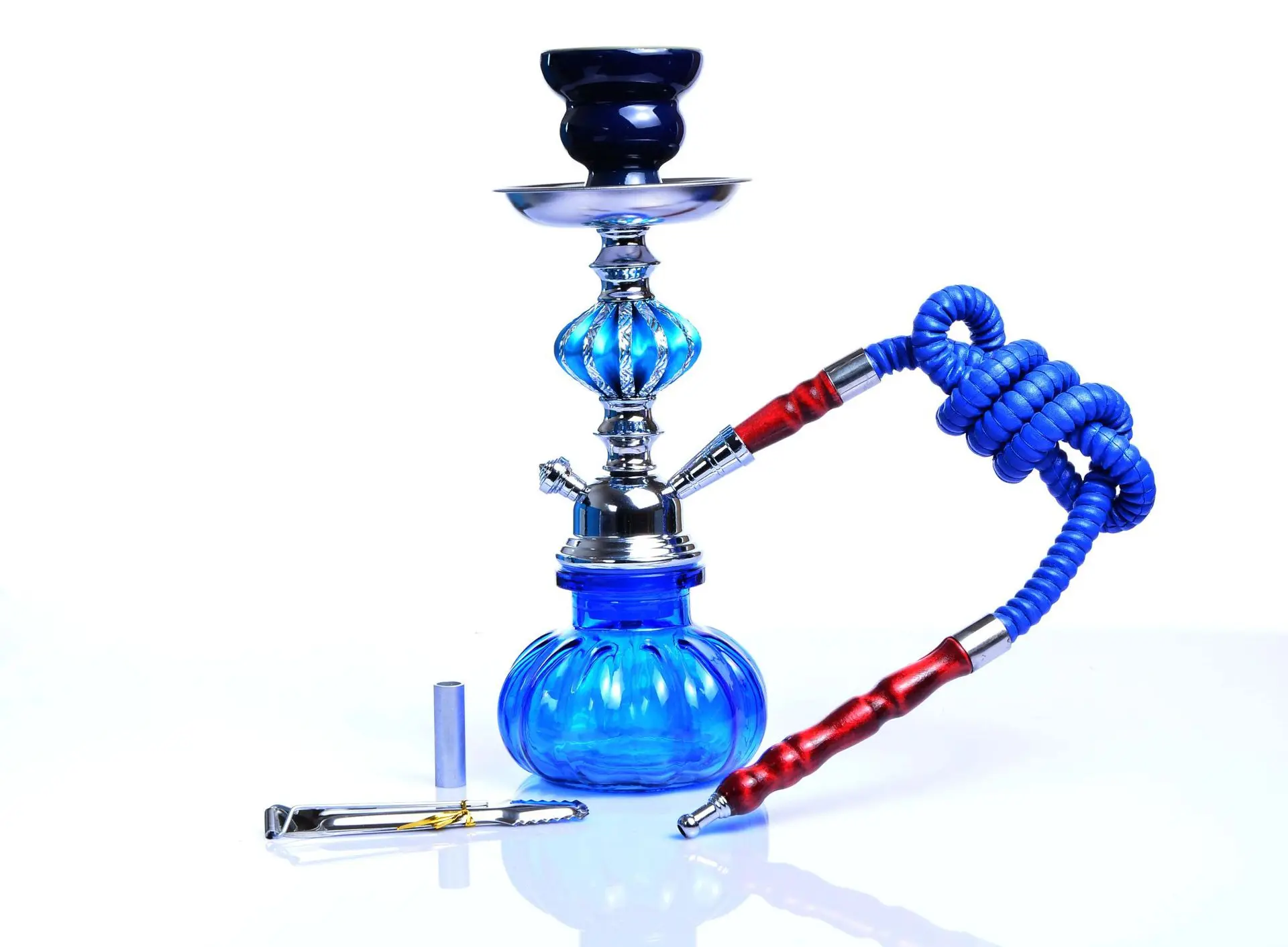 Portable Travel Hookah Small Shisha Pipe Set Nargile Chicha with Narguile Hose Bowl Tongs Charcoal Tray Shisha Accessories