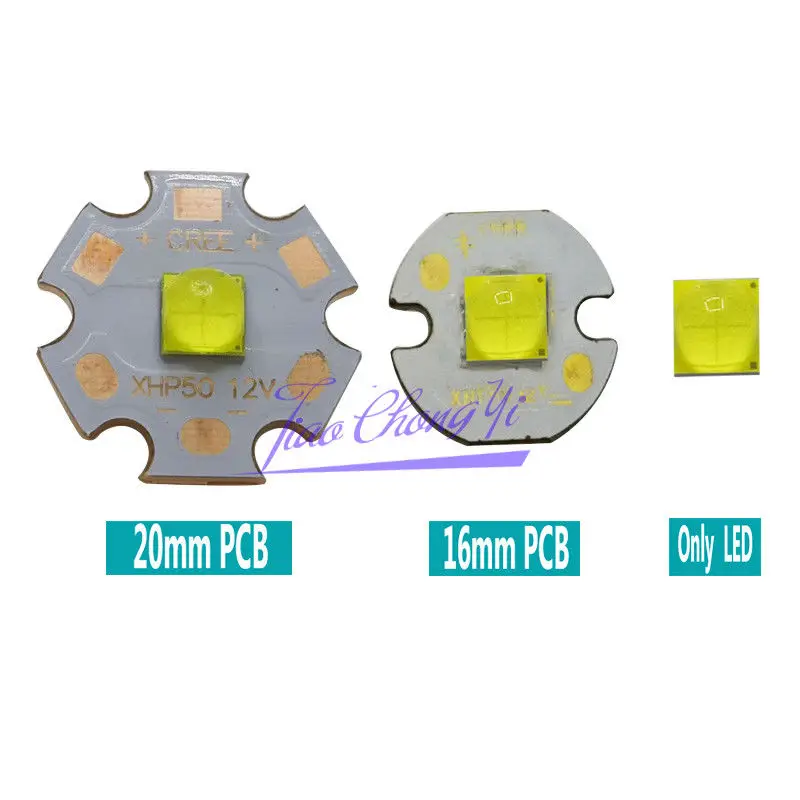 CREE XHP50.2 XHP70.2 поколение светодиодный чип 6 в 12 в белый/теплый белый 20 мм Медь PCB - Цвет: XHP50.2  DC12V