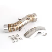 Для KTM 790 DUKE DUKE 790 аксессуары для побега Слипоны для мотоцикла глушитель средней звеньевой трубы с тепловой защитой