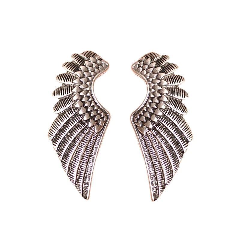 

New fashion women jewelry wholesale girls birthday party ear syud Bohemian style animal wings vintage earrings gift for shipping