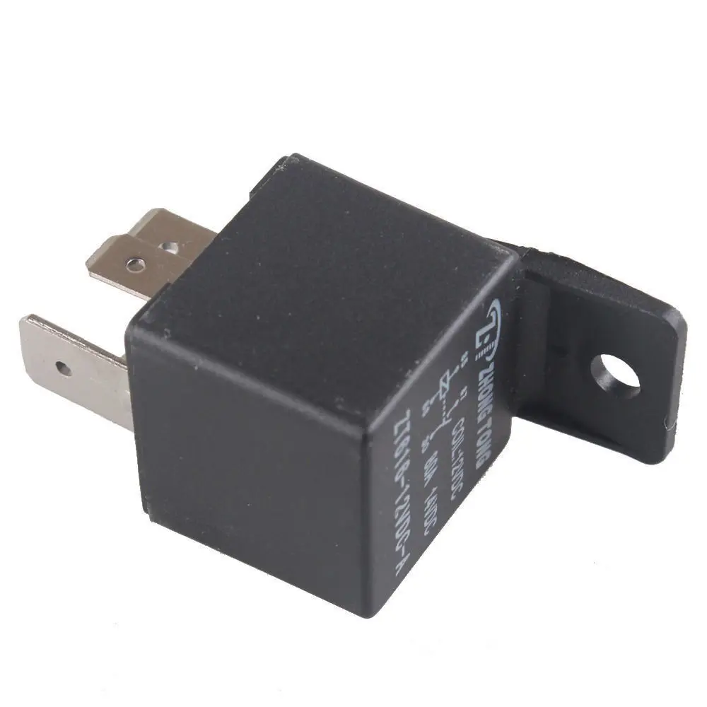 EE поддержка черный Автомобильный тяжелый 12 V 80A 80 Ампер реле SPST 4 Pin P XY01|relay current|relay