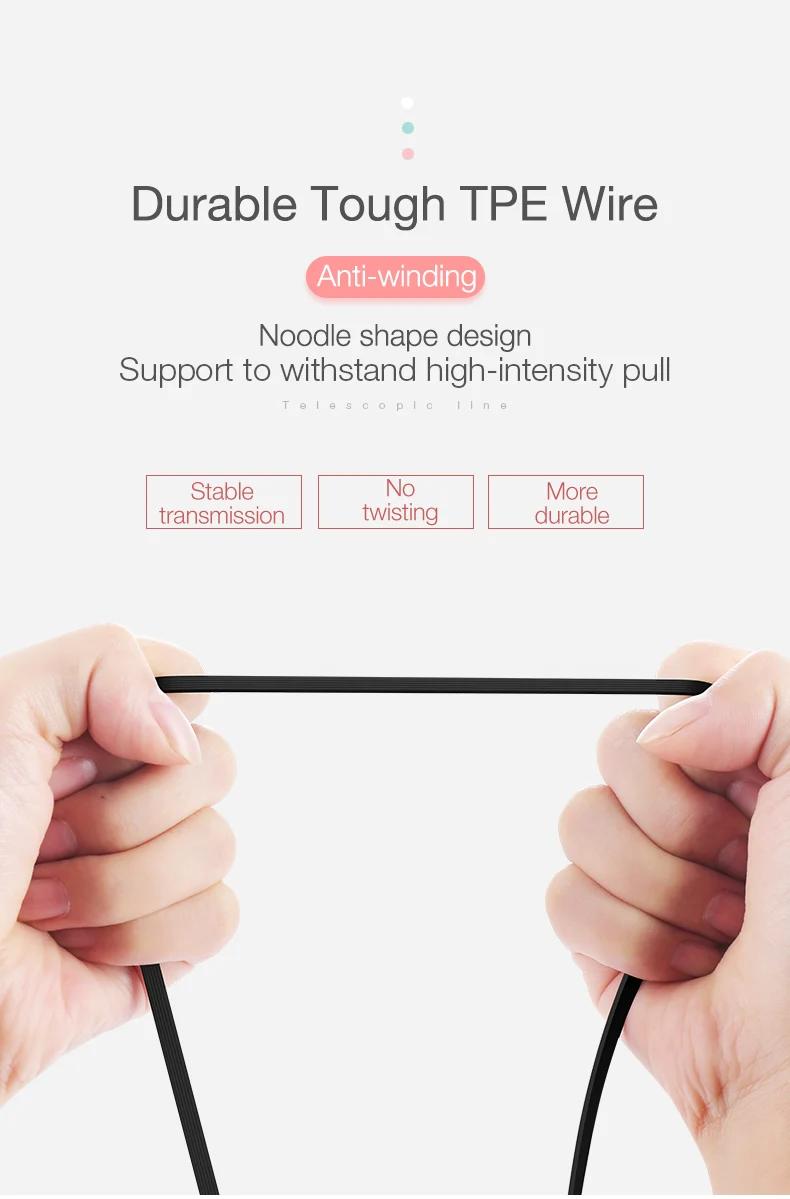CAFELE usb type-C кабель для мобильного телефона Xiaomi huawei USB-C Быстрая зарядка mini type-C кабель для samsung Galaxy S9 Синхронизация данных