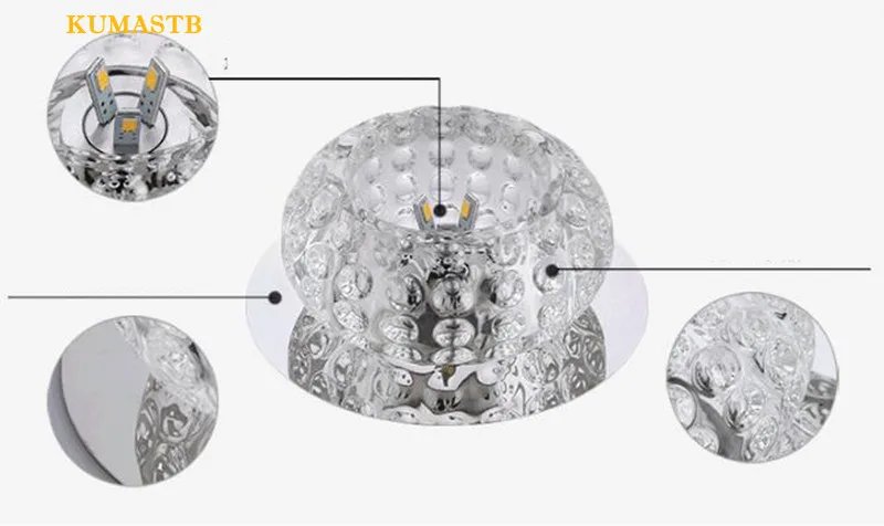Round Crystal Bubble Lamp 18