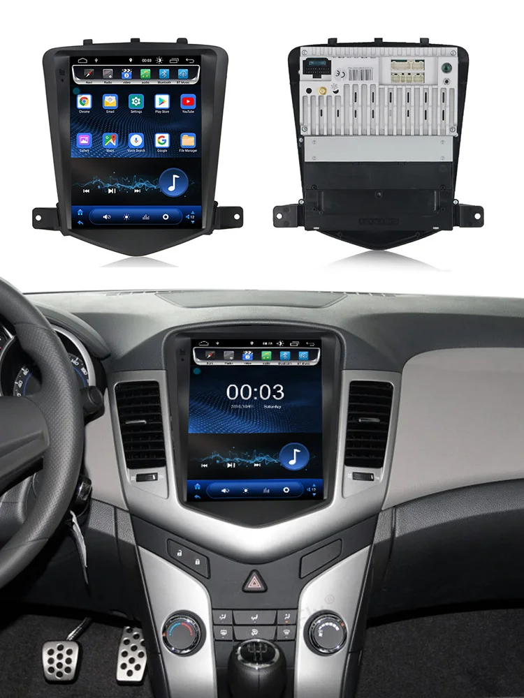 Top New arrival!Mekede Vertical screen quad core Android 8.1 Car GPS Navigation Radio for Chevrolet CRUZE 2008-2015 with IPS screen 7