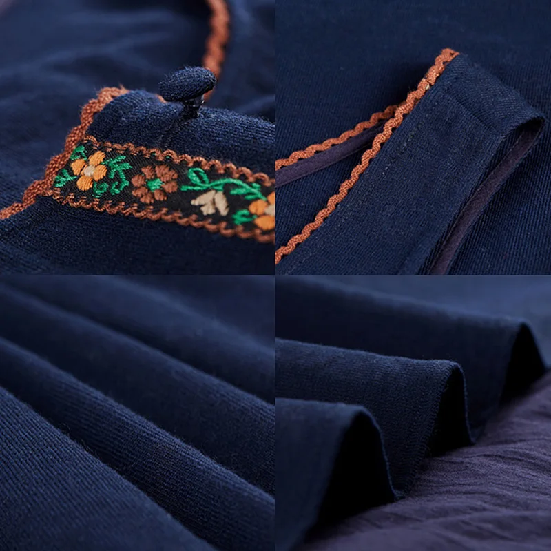 Женское платье на бретельках ARTKA винтажное без рукавов с вышивкой и лентой в