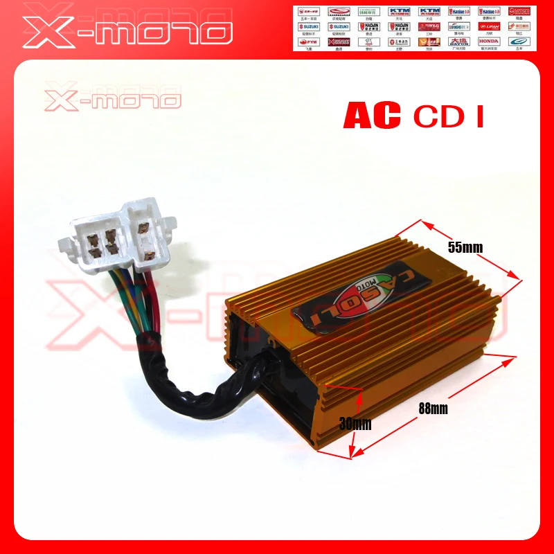 Совершенно новый золотой гоночный CDI AC HP для CG125 150 200 250cc dirt bike/pit bike ATV Quad Buggy|cdi ac|racing