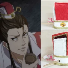 2 вида конструкций ручной работы мужской Тиара для волос для китайского аниме основатель диаболизма Древний китайский Вэй Цзинь период династии Хан костонская шляпа