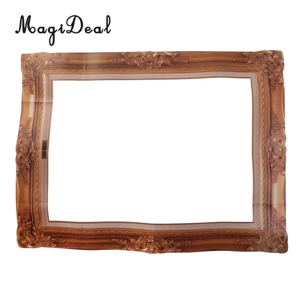 MagiDeal 1Pc Vintage Photo Booth Prop Frame Background for Wedding Birthday  Graduation Christmas Party Item 2/ Item 1 Two Sizes