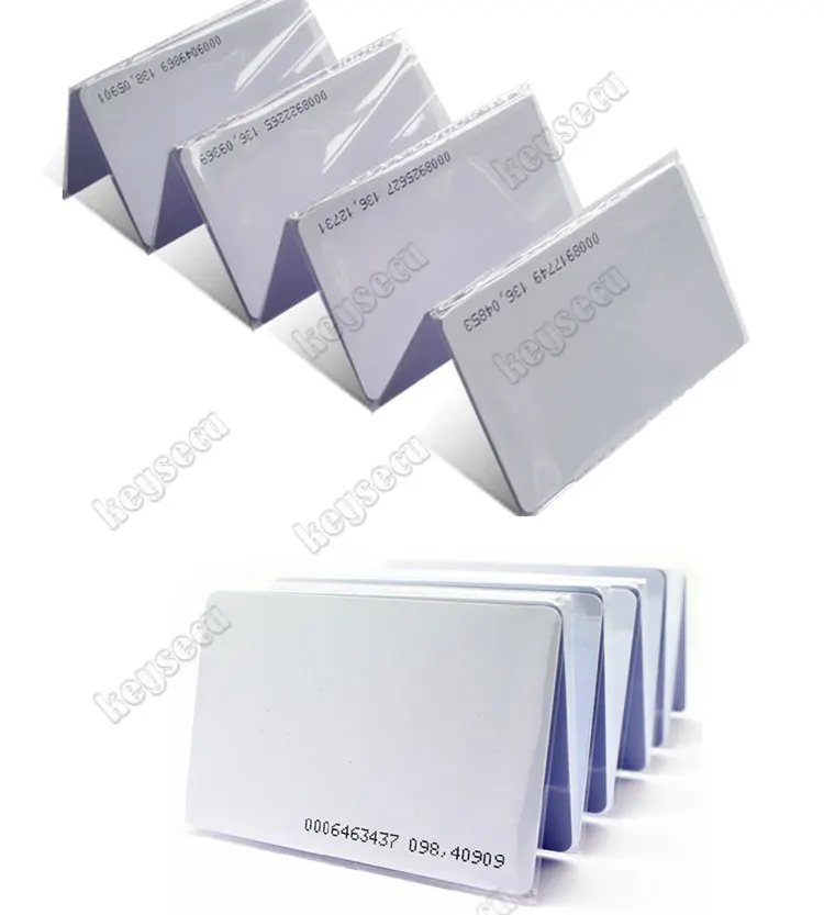 Free Shipping Proximity Smart RFID Card 125KHZ TK4100 EM ID Card EM4100 ISO Standard For Access Control System 5