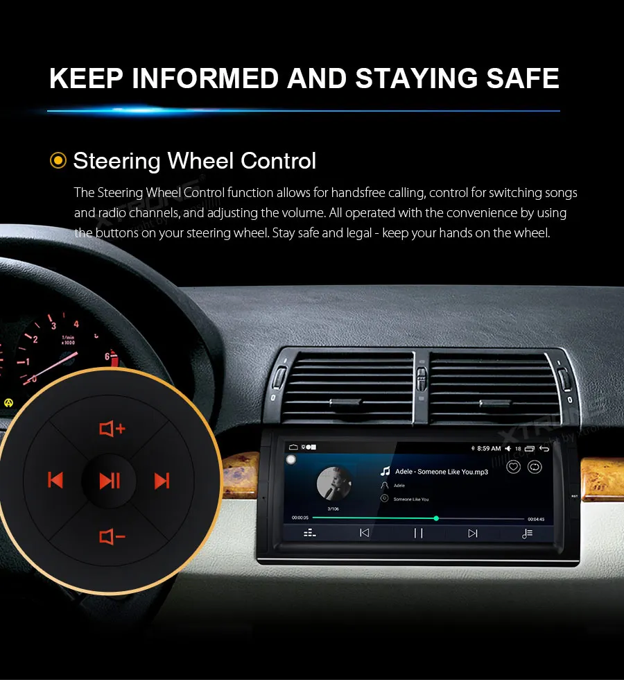 Cheap 10.25" Octa-Core 1.5GHz CPU Android 8.0 Oreo OS Car Multimedia GPS Radio for BMW X5 E53 1999 2000 2001 2002 2003 2004 2005 2006 15