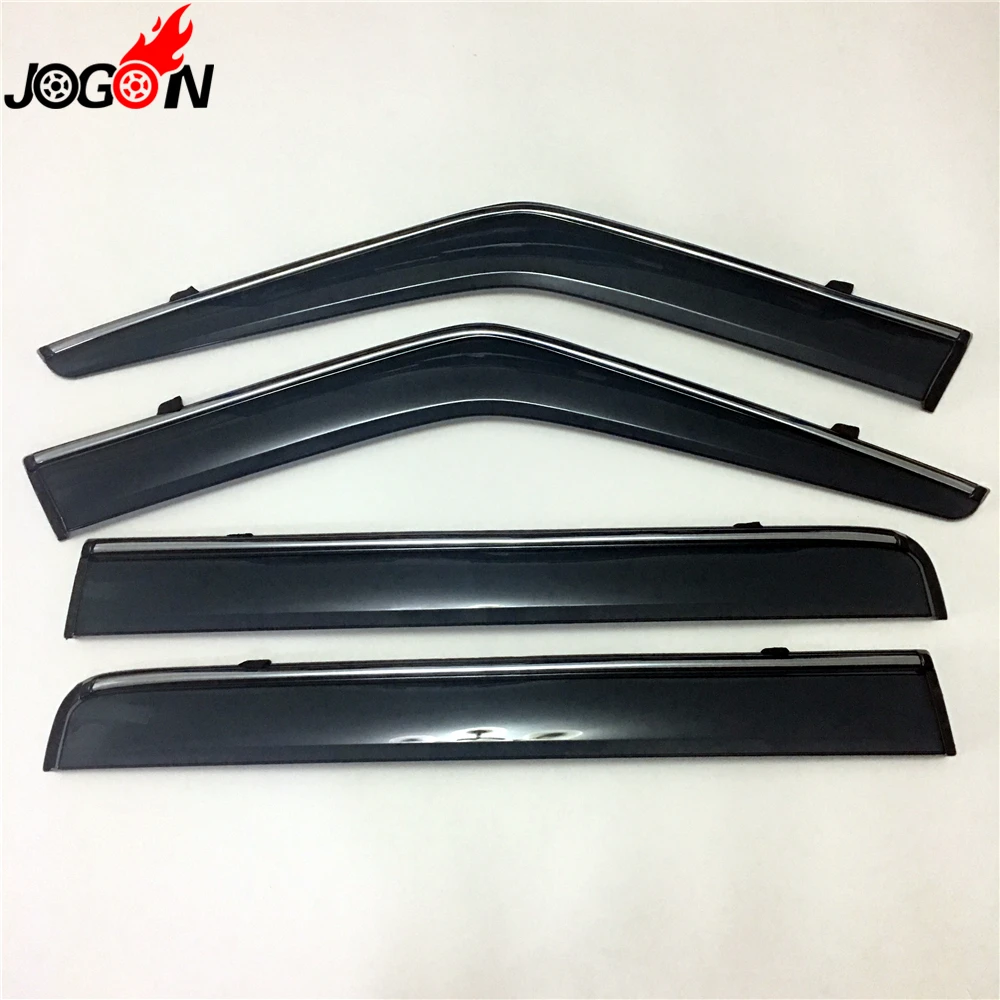 

Window Sun Rain Visors Super Vent Shade Deflector Guard Shield 4PCS For Land Rover Discovery 4 2010- 2016