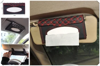 

Car interior sun visor tissue box supplies clipboard paper towel rack for Renault Megane Kadjar EZ-GO Captur Arkana Zoe