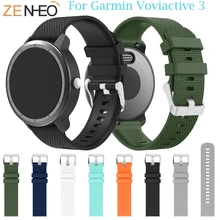 20 мм сменный спортивный ремешок для Garmin Vivoactive 3 силиконовый резиновый ремешок на запястье для Garmin Vivomove HR ремешок для часов