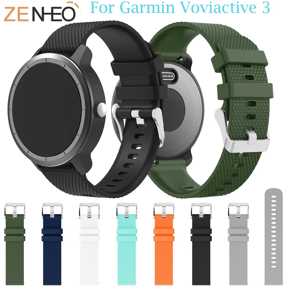 20MM Replacement Sport Strap for Garmin Vivoactive 3 Silicone Rubber Wrist Band Strap For Garmin Vivomove HR Watchband Bands цена 20MM Replacement Sport Strap for Garmin Vivoactive 3 Silicone Rubber Wrist Band Strap For Garmin Vivomove HR Watchband Bands цены онлайн