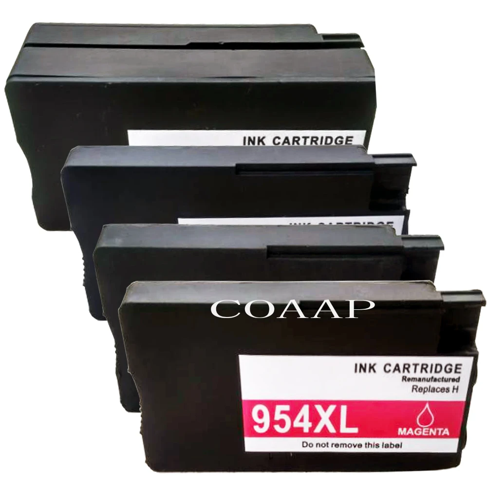 

4 Compatible 954 xl Refillable ink cartridge for HP OfficeJet Pro 8730 7720 7740 8210 8710 8720 All-in-One Printer