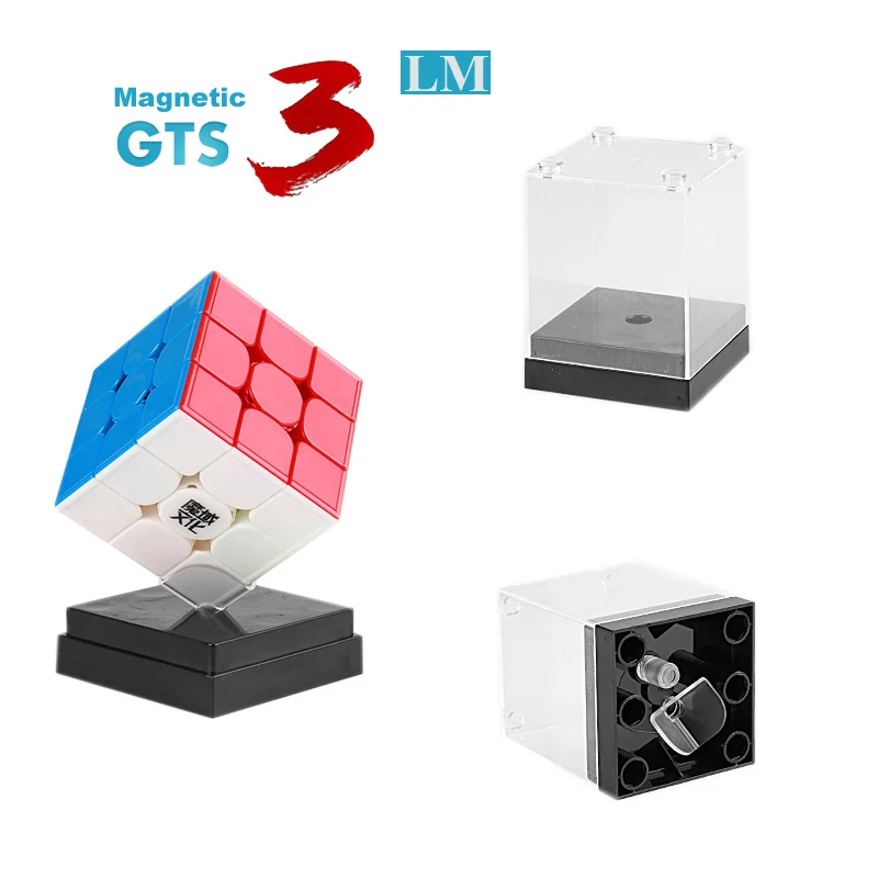 Мою GTS 3 LM 3x3x3 Магнитный куб 3 by3 GTS M Kid Игрушка головоломки, развивающие игрушки GTS 3 LM Профессиональный GTS3LM 3x3 Скорость Magic Cube кубик рубика