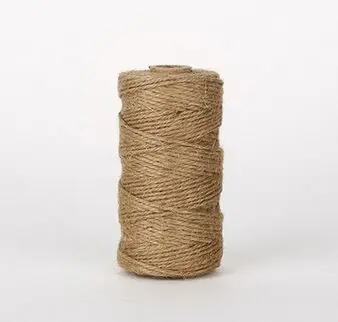 

100m quality export jute packaging rope two fine hemp rope DIY handmade accessories