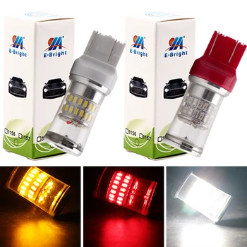 

2 Pieces T20 7440 W21W 7443 W21/5W 3014 48 SMD Auto Bulbs Red White Amber 12V DC LED Car Lights Brake Lighting 720 Lumens