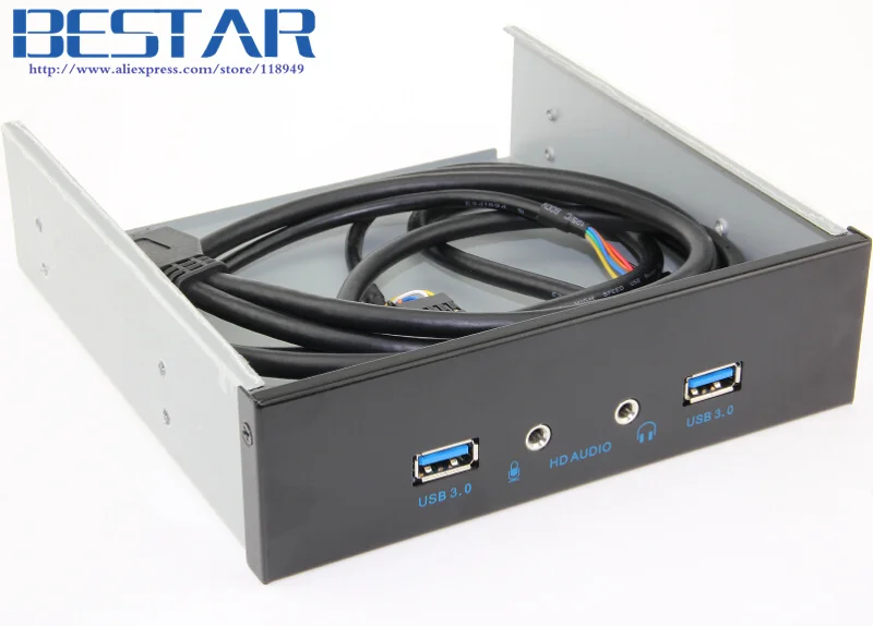 2 порта USB 3 0 + аудио настольный компьютер Передняя панель привод бит расширение