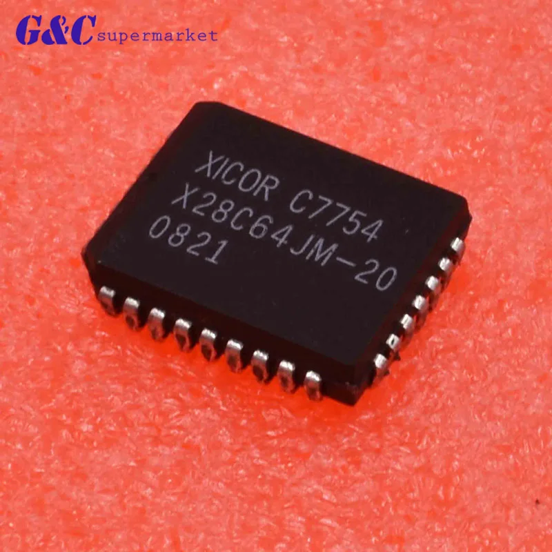 

1/5PCS X28C64JM-20 Encapsulation:PLCC 5 Volt Byte Alterable E2PROM 32PINS
