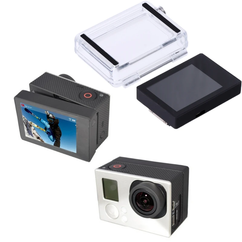 High Quality Removable LCD BacPac Display Monitor Screen + Rear Cover Set For GoPro HERO High Quality Removable LCD BacPac Display Monitor Screen + Rear Cover Set For GoPro HERO