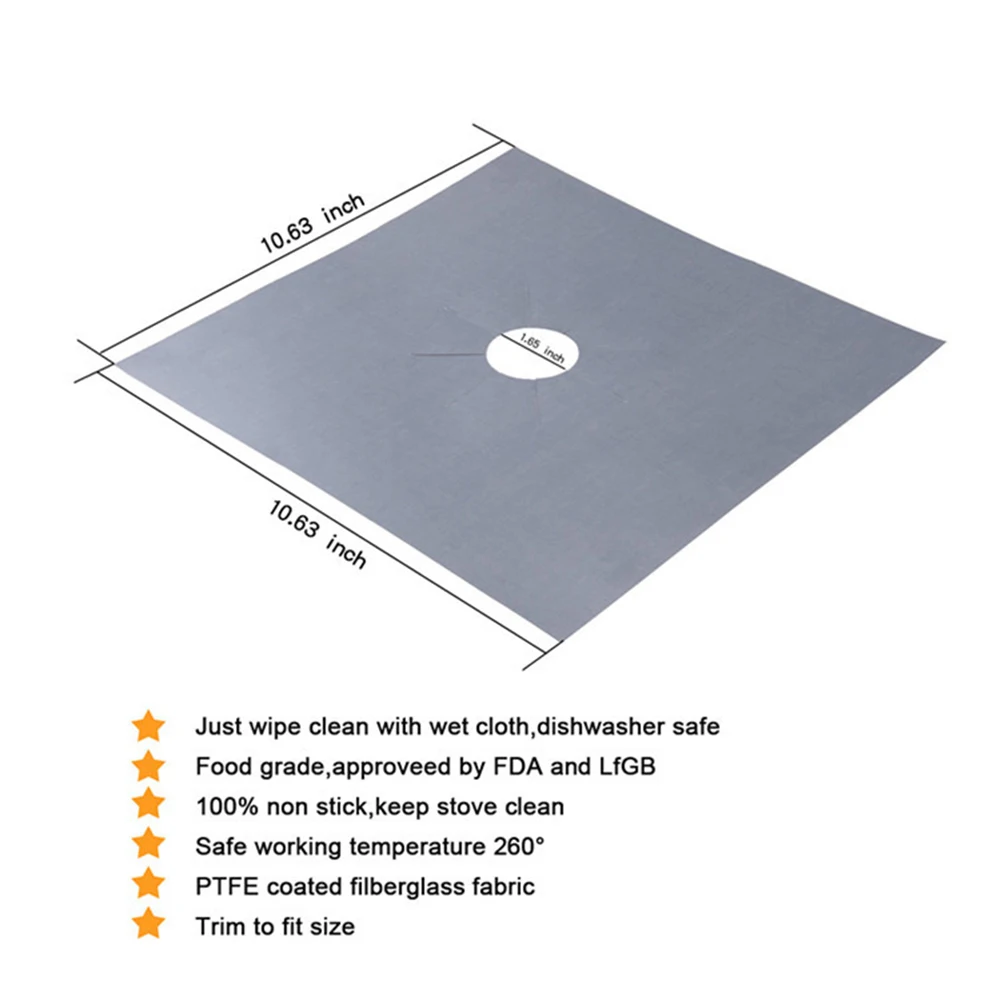 Новые 2 шт газовые протекторы для плиты многоразовые газовые плиты горелки крышки лайнер коврик пожарные травмы защитные триветы кухонные специальные инструменты