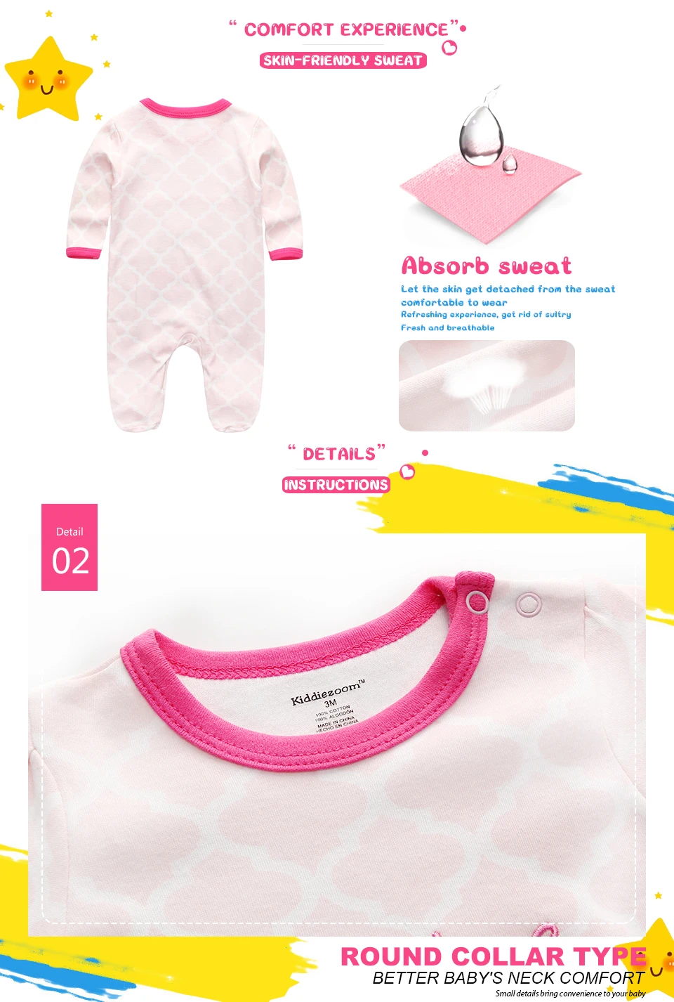 Baby Clothing Set medium Baby Girl Clothes Long Sleeve 1/2/3PCS Spring and Autumn Clothing Sets Cotton Baby Boy Clothes Newborn Overalls Roupa de bebe new baby clothing set	