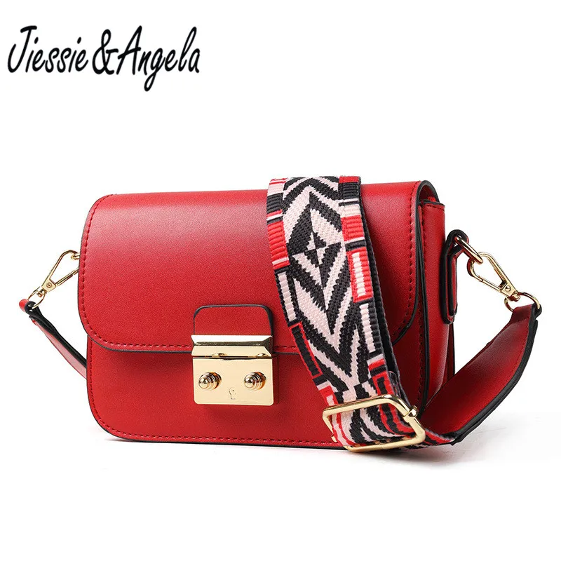 

Jiessie&Angela fashion women messenger bags casual shoulder cross body bags luxury designer small flap handbag bolosa