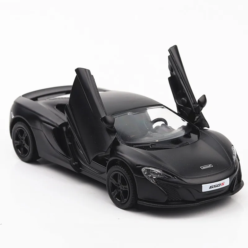 1/36 DieCast Model #CH554992M Mclaren 650S DieCast Car 5 inch 2 Open Doors Without Electronics No Lights No Sounds Collective