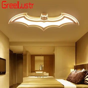 

Ultra-thin Batman Led Ceiling Lights Modern lustre plafond Dimming Acrylic Ceiling lamp Boys Baby Children Kids Room Light