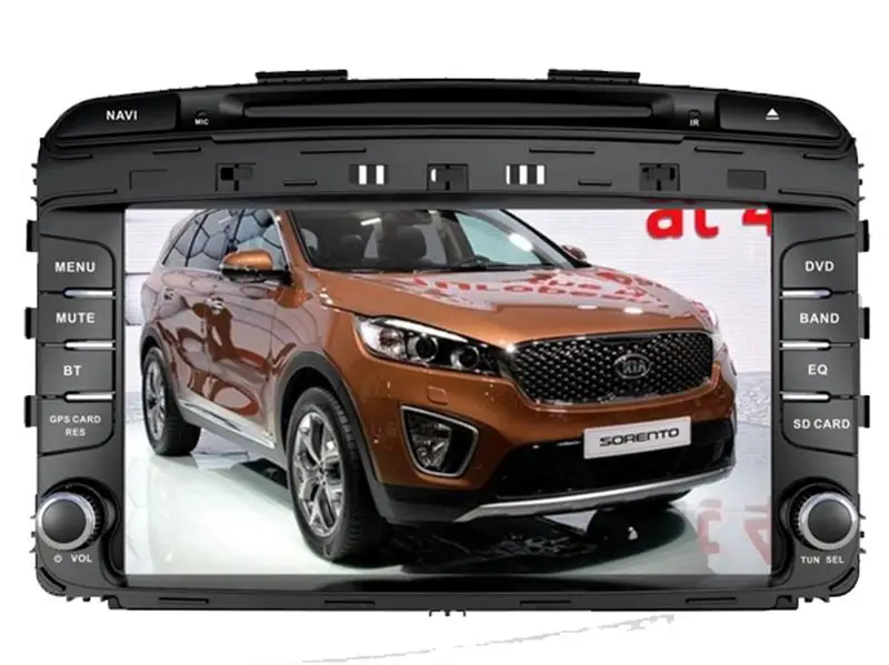 Perfect 9" in-dash Car DVD player with GPS(optional),USB/SD,AUX,BT/TV,audio Radio stereo,car multimedia headunit for Kia SORENTO 2015 4