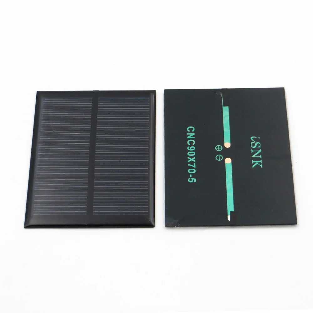 5V 160mA 0,8 ватт солнечная панель Стандартный эпоксидный поликристаллический кремний DIY батарея заряд энергии Модуль Мини Солнечная батарея игрушка