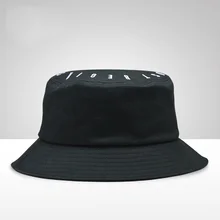 Панама с вышитыми буквами из хлопка, женская и Мужская модная Рыбацкая шляпа с плоским верхом, летняя спортивная Солнцезащитная шляпа в стиле хип-хоп